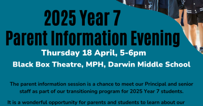 2025 Year 7 Parent Information Evening
