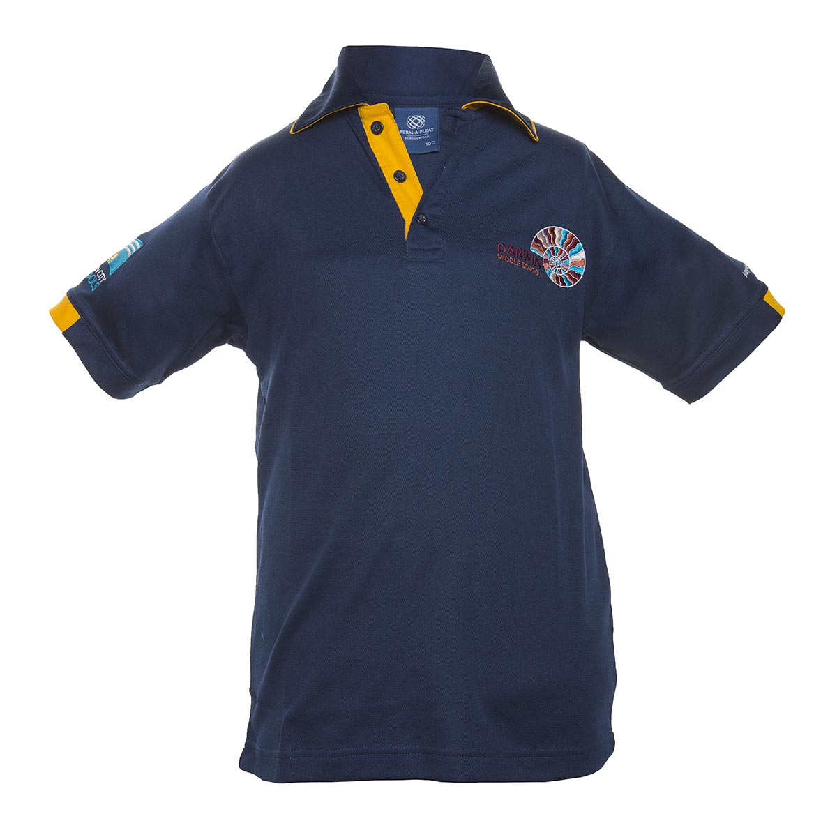 yellow school polo t shirts